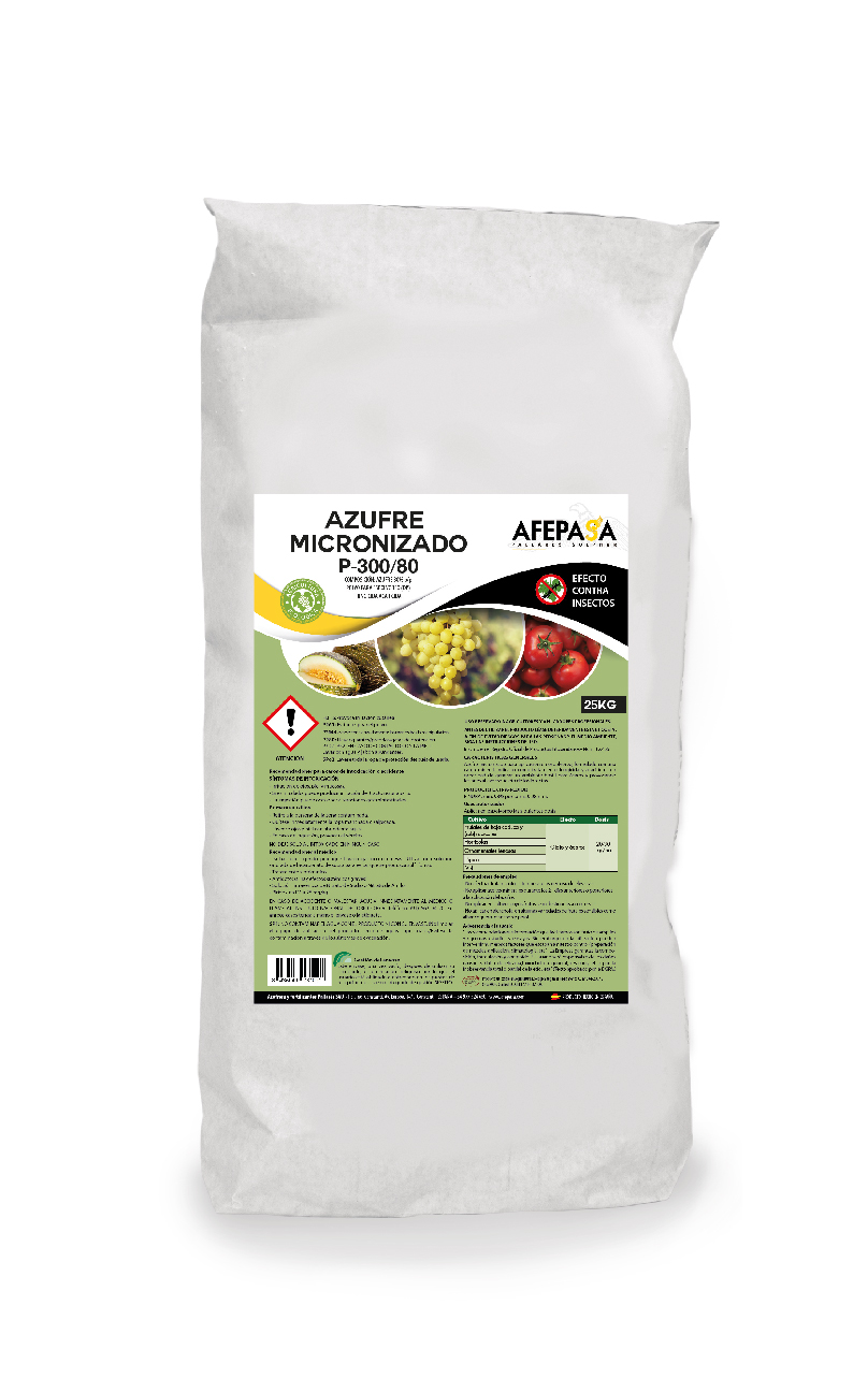 MICRONIZED SULPHUR P300/80 – SPECIAL EFFECT AGAINST INSECTS